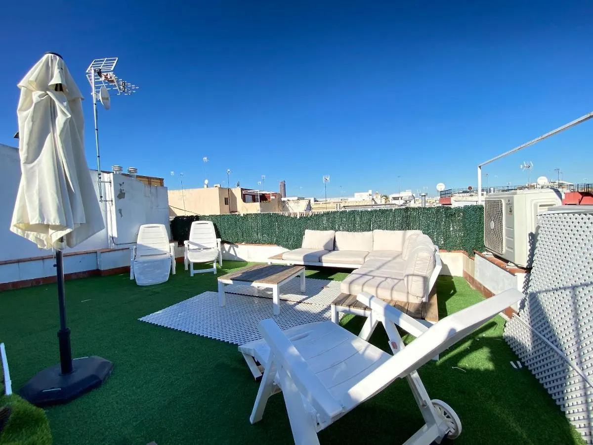 Villa Top-Notch Downtown House With Private Rooftop Terrace And Parking Opt Sevilla